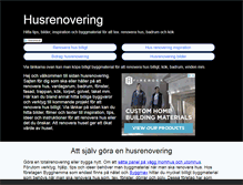 Tablet Screenshot of husrenovering.eu